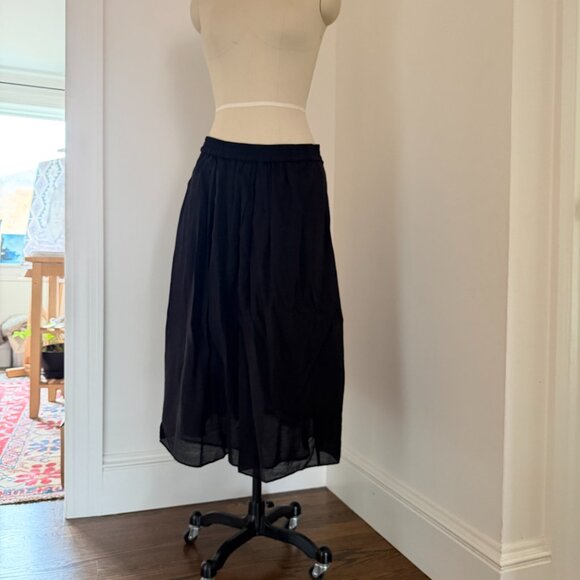 Black Flowy Skirt - Picture 2 of 5